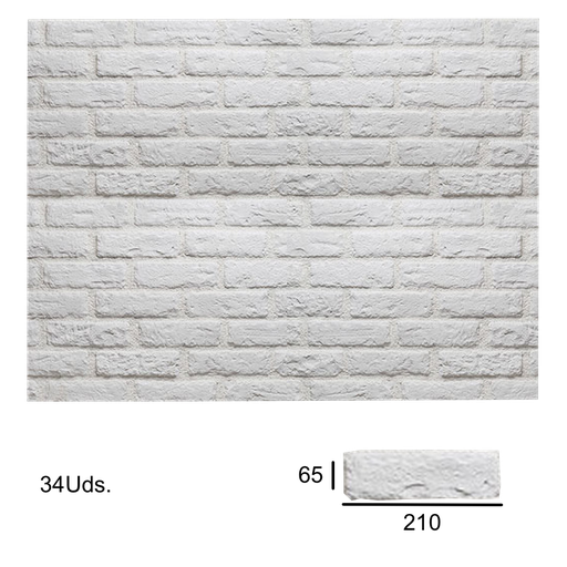 [VERNI-224] Caja London Blanco 2x6,5x21 (+/- 0,5 m2)