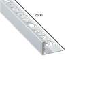 Canto Aluminio 183-A 12 mm 2,5 mt