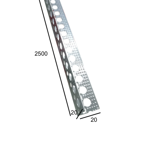 [JUN-66] Junquillo de Aluminio para Cartón-Yeso 2,5 mt Ref. 01247