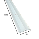 Perfil Transición Aluminio Plata Mate 0-15 mm 1 mt Ref: 218A-PM