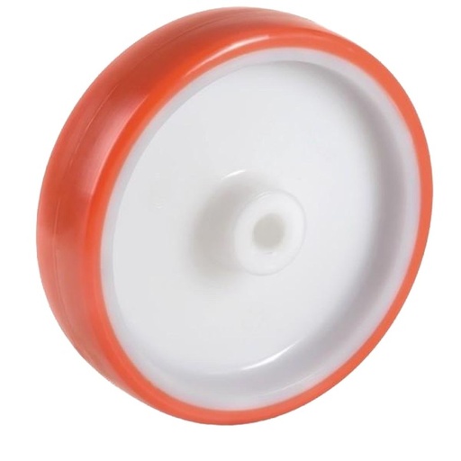[RUE-P63] Rueda de Poliuretano Naranja Serie 60