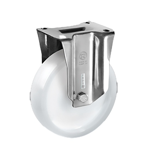[RUE-P75] Rueda Fija Mono-Bloque Blanca Serie 68