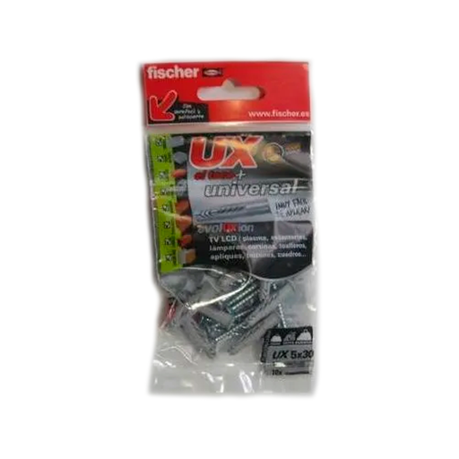 [FISCHER-P270] Bolsa  de Taco  UX R + Tornillo BP New Gen ( 10 uds) 