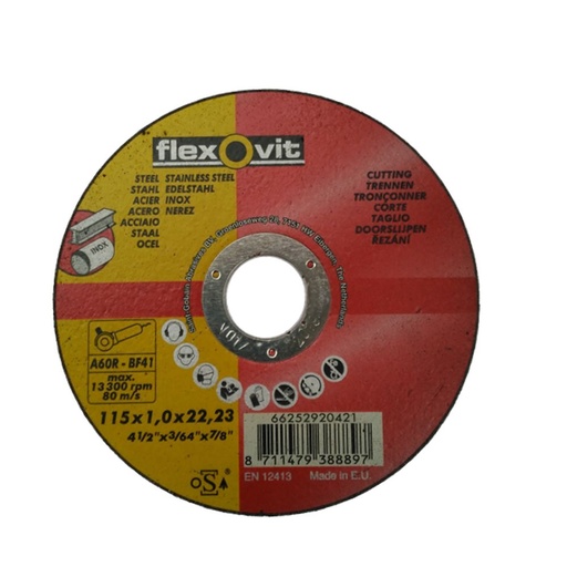 [GOB-13] Disco Corte Acero 115 mm  Ref: 66252920421