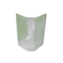 Angular Hexagonal Neutro Ondulado Transparente 190x80 mm