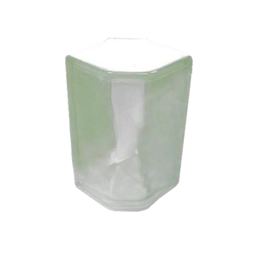 [BLOQ-04] Angular Hexagonal Neutro Ondulado Transparente 190x80 mm