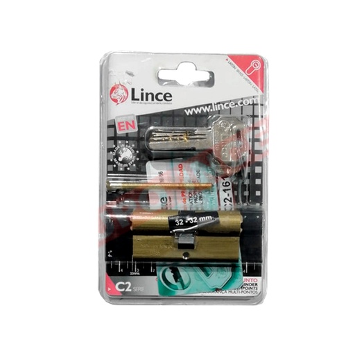 [CERRA-35] Cerradura Serie C 32 mm con Cilindro con Protección Anti-Taladro Ref: 9C253232LBL