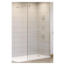 Fijo para Ducha 1950 mm Perfil Plata Mate 8 mm de Espesor