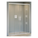 Frontal para Ducha Koror 1950 mm Perfil Blanco