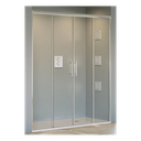 Frontal para Ducha Koror 1950 mm Perfil Plata Mate