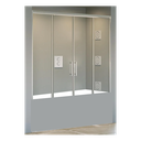 Frontal para Bañera Koror 1500 mm Perfil Plata Brillo