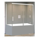 Frontal para Bañera Tuvalu + Lateral Fijo 1500 mm Perfil Blanco