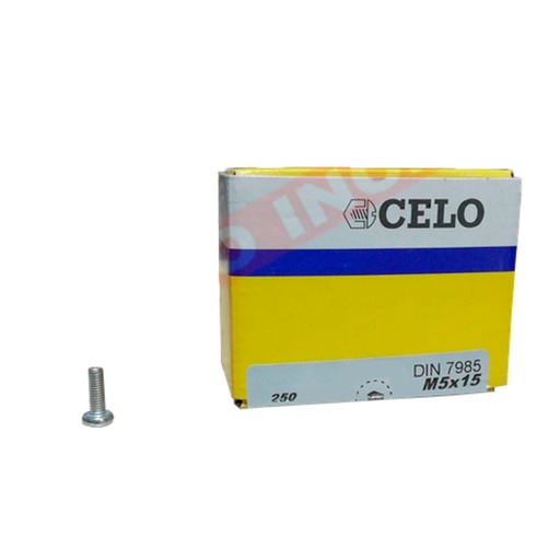 [CELO-P246] Caja de Tornillo Alomado Cincado de Rosca Métrica Philips DIN