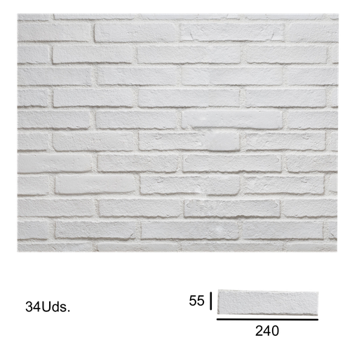 [VERNI-223] Caja Oxford Blanco 2,5x5,5x24 (+/- 0,5 m2)