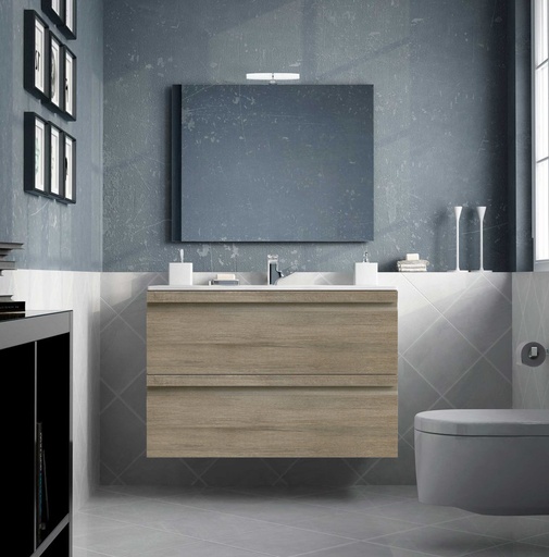 [AVI-P009] Mueble Natalia Madera con 2 Cajones Nº 15 con Lavabo Plus