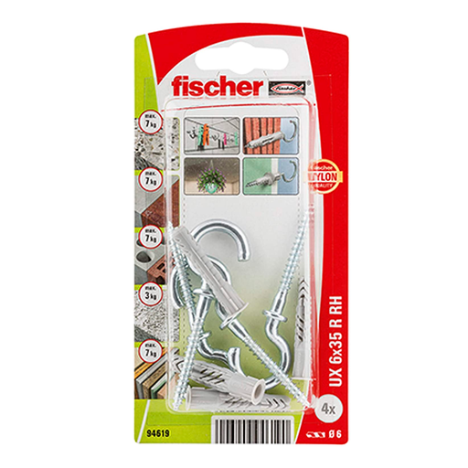 [FISCHER-P10] Arandela con Taco UX RHK NV