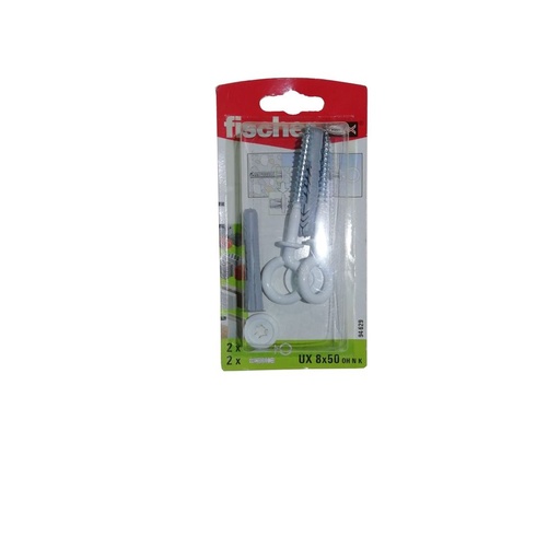 [FISCHER-18] Arandela con taco UX 8x50 mm OH NK Ref. 94629