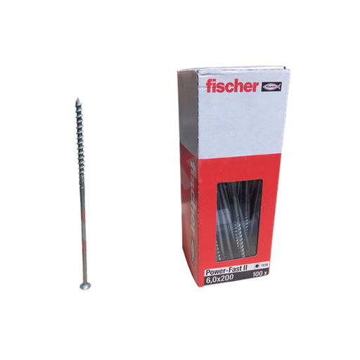 [FISCHER-563] Caja de Tornillo FPF-YY CTP 6x200 mm BZ Ref: 670613
