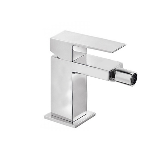 [TRES-19] Monomando de Bidé Cuadro-Tres Cromado con Maneta Ref.00612001