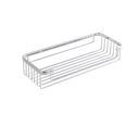 Jabonera Rectangular Cromada 300x60x130 mm Ref: AC-58