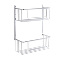 Jabonera Rectangular Doble 310x400x120 mm Ref: AC-195