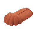 Final de Cumbrera Teja Mixta Roja