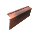 Remate Lateral Derecho Teja Mixta Roja envejecida