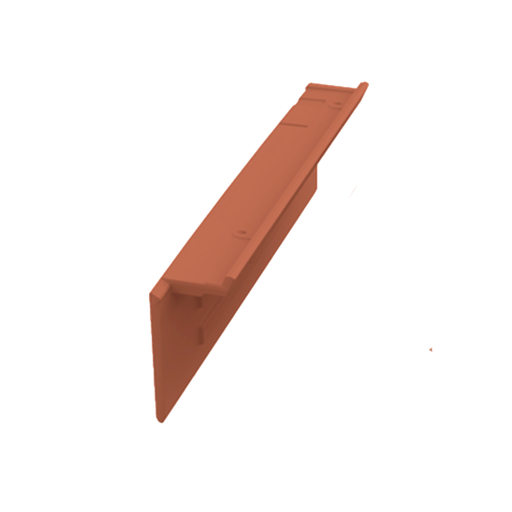 [TEJ-23] Remate Lateral recto universal izquierdo rojo