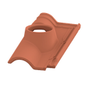 Soporte de Chimenea Teja TB-12 Roja