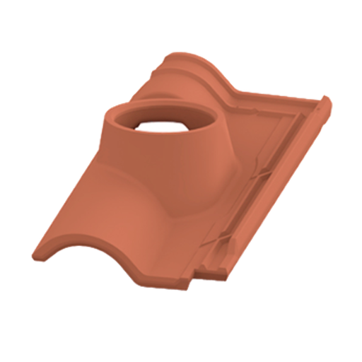 [TEJ-26] Soporte de Chimenea Teja TB-12 Roja