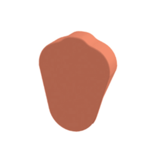 [TEJ-25] Tapón Recto Teja Mixta Roja