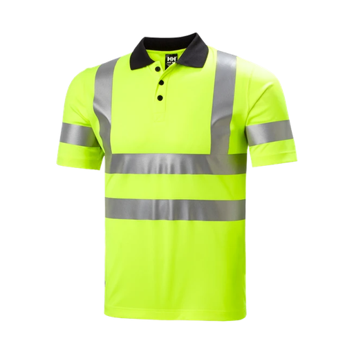 [HH-P027] Polo Manga Corta Addvis 360 Amarillo Fosforito Ref.79091