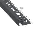 Junquillo Aluminio 212A 10*10 mm, 2,5mt. Ref: 212A