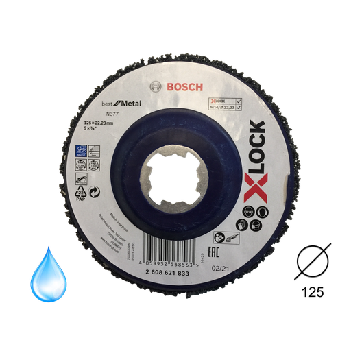 [BOSCH-188] Disco de Limpieza Metal N377 125 mm