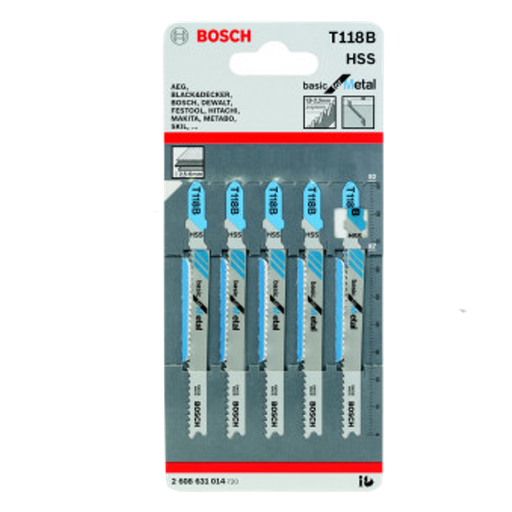 [BOSCH-204] Hoja de Sierra de Calar T118B (5 ud)