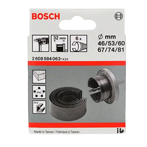 [BOSCH-222] Juego de 6 Sierras de Coronas