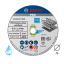 Disco Corte Recto Expert Inox 76x10x1 mm  ( 5uds)