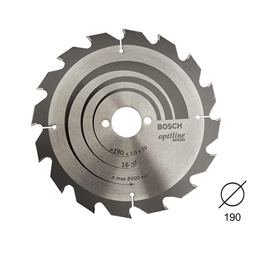 [BOSCH-227] Hoja de Sierra Circular OPWO H 190x30-16