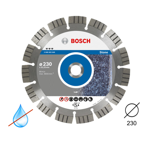 [BOSCH-264] Disco de Corte de Diamante Stone 230x2,4x15 mm