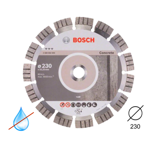 [BOSCH-265] Disco de Corte de Diamante Concrete 230x2,4x15 mm