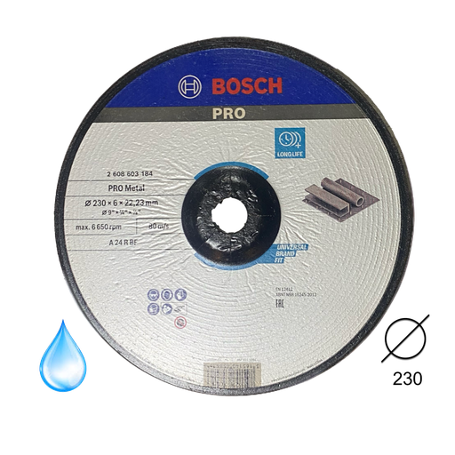 [BOSCH-277] Disco de Corte Cóncavo Expert Para Metal 230x3 mm