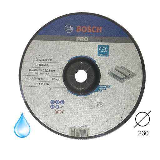 [BOSCH-280] Disco Desbaste Standar Para Metal 230x6 mm
