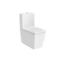 Inodoro Completo Inspira Square Blanco + Tapa Caida Amortiguada (Adosado a Pared)