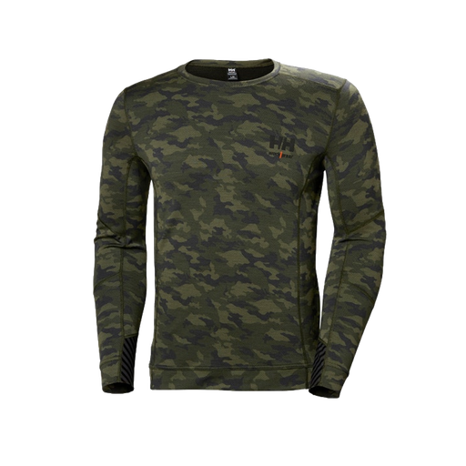 [HH-P212] Camiseta HH Lifa Merino Cuello Redondo 481 Camuflaje Ref.75106