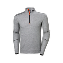 Camiseta HH Lifa Merino Media Cremallera Gris Talla L Ref. 75107