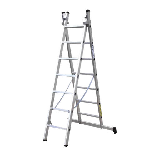 [COFAN-415] Escalera Aluminio Doble 11 Peldaños 3 + 3 mt