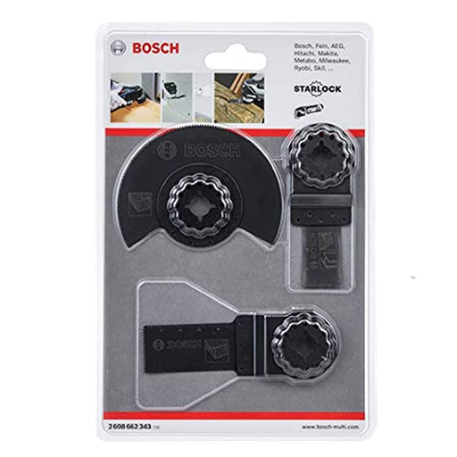 [BOSCH-345] Juego de 3 Piezas Para Madera