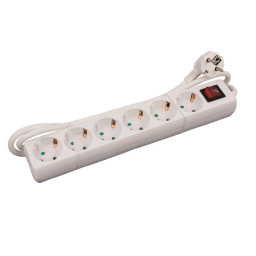 [COFAN-460] Regleta Blanca 6 Tomas 16 A 1,4 mt