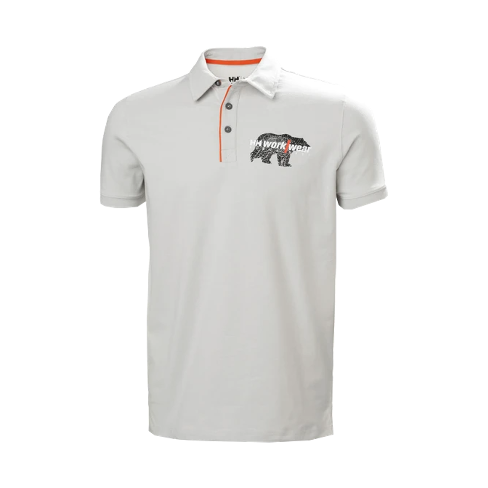 Polo con Logo Talla L 910 Gris Ref.79260