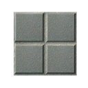 Pz Baldosa 4 Tacos 20x20x3 Gris Ref. 200